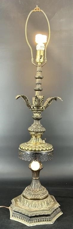 Large Brass Antique Lamp