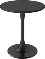 $110  Black Round Table Modern Dining Table Tulip
