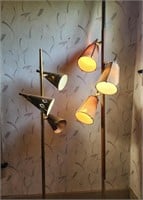 Mid-century Floor Pole Lamps, works