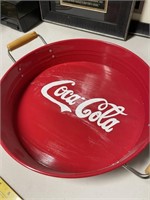 Hand Painted Coca Cola Tray