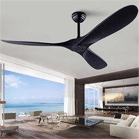 $159  60 Ceiling Fan with Remote Control No Lights