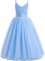 $49 --8Yrs Dress (V-sky Blue)