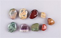 Nine Semi Precious Tumbled Stones