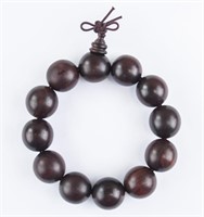 Chinese Huanghuali Wood Beads Bracelet