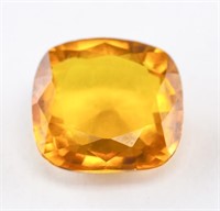 8.35ct Cushion Cut Yellow Sapphire GGL Certificate