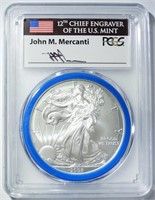 2008-W BURNISHED SILVER EAGLE PCGS SP-70