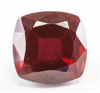 9.55ct Cushion Cut Pinkish Red Natural Ruby GGL