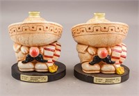 Two Mexican Brandy Container Figures