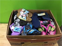 Large Lot of Flip Flops multiple sizes and colors