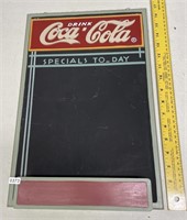 Wall Mount Coca Cola Chalk Message Board