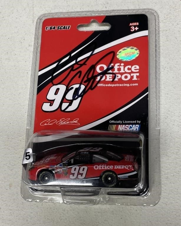 Carl Edwards Signed Diecast