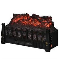 Homcom Electric Fireplace Logs Insert with Realist