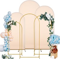 $100  Set of 6 Metal Arch Backdrop Stand and Arch
