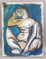 Spanish OOC Signed Picasso MUSEE SAINT JULIEN 1950