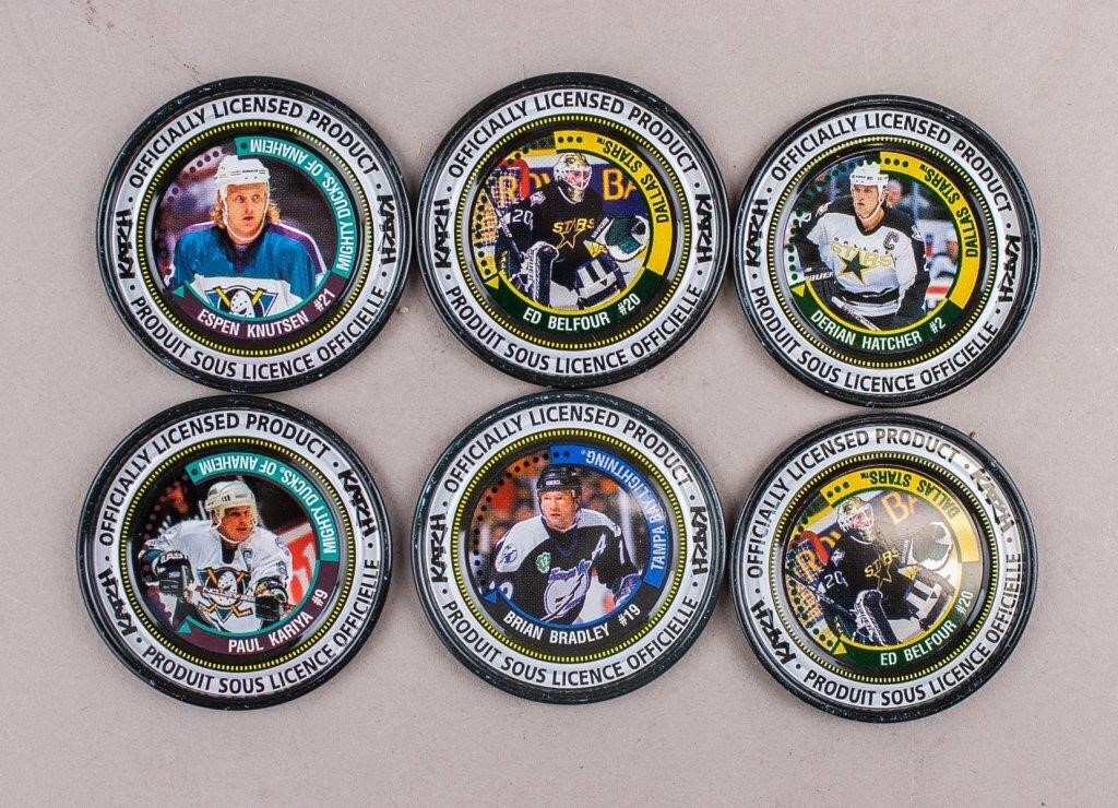 Lot of Six 1996-97 NHL Official Medals