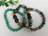 BEADED BRACELETS ROCK STONE LAPIDARY SPECIMEN