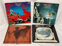 Lot of 4 Uriah Heep Vinyl LP's Record Albums