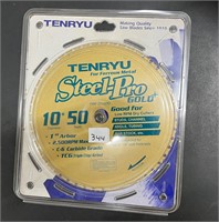 Tenryu Steel Pro 10"D 50 Teeth Saw Blade