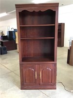 Thomasville Cherry Bookcase with Storage and