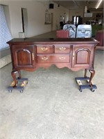 Thomasville Cherry Credenza with 2 Drawers and