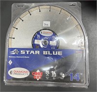 Star Blue Masonry Diamond Blade, 14"