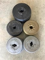 Vintage Weights Lot of 10 Miscellaneous Sizes