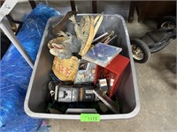 LARGE BIN W CONTENTS