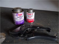 PVC Glue & Primer + PVC Pipe Cutter