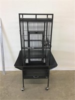 Heavy Duty Bird Cage with 2 Bowls And Pull-out