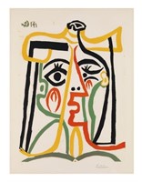 Picasso 11x14 Head Of A Woman (Multi)