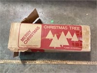 Christmas Tree in original box green artificial