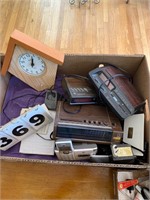 Miscellaneous clocks, and electronics