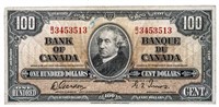 Bank of Canada 1937 $100