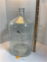 Vintage Huntley & Schmitt Glass Carboy Water Jug