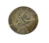 1932 Panama 1/4 Balboa silver coin 0.900 6.25