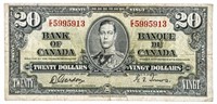 Bank of Canada 1937 $20.00