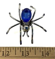Costume spider brooch - missing several small