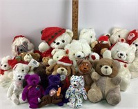 Beanie Babies, bears and other stuffed animals.