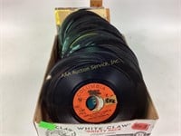 Records vinyl 45s, The Beatles, Elvis Presley,
