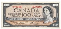 Bank of Canada 1954 $100.00