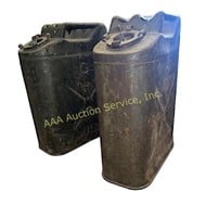 WWII Metal terry gas cans (2)