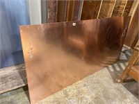 6’x3’ copper sheet