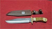 Large knife with sheath