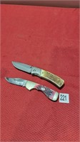 2 nice folding knives