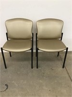 Office Chairs Lot of 2 Stackable