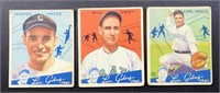 (3) 1934 GOUDEY BASEBALL CARDS