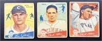 (3) 1934 GOUDEY BASEBALL CARDS