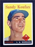 1958 TOPPS #187 SANDY KOUFAX