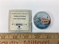 American Mint Symbols of Freedom Color Coin