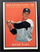 1961 TOPPS #478 ROGER MARIS MVP